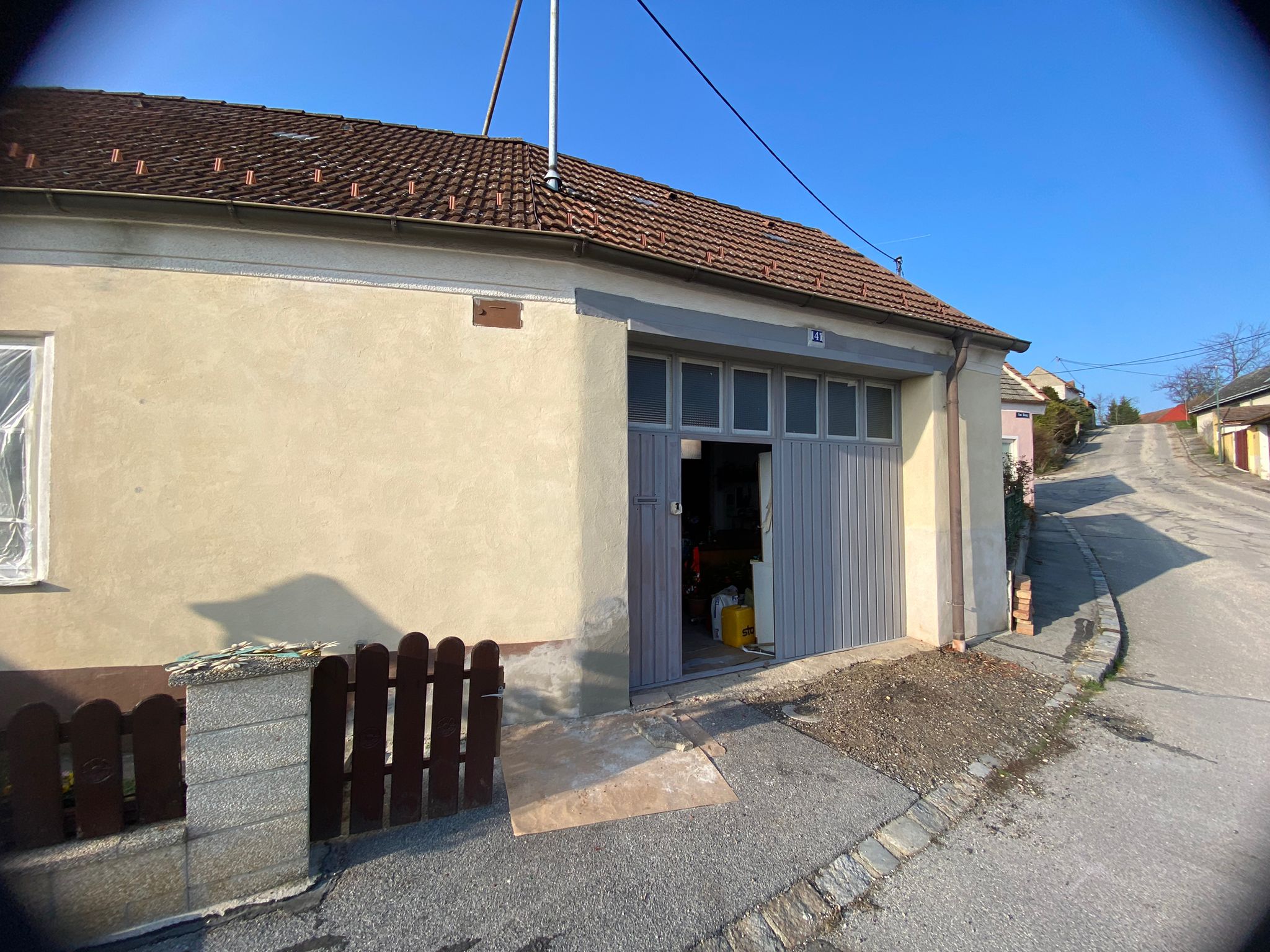 Vorher: Fassadenrenovierung